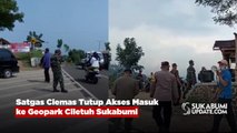 Satgas Ciemas Tutup Akses Masuk ke Geopark Ciletuh Sukabumi