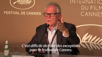 Cannes: "pas d'exceptions pour le festival" concernant les mesures sanitaires (Frémaux)