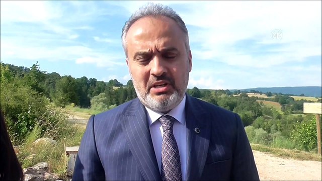 BİLECİK - Bursa Büyükşehir Belediye Başkanı Alinur Aktaş, Pazaryeri ilçesinde ziyaretlerde bulundu