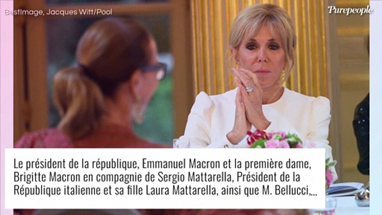 Brigitte Macron : Ultrachic en robe fendue avec Emmanuel, la dolce vita à l'Elysée