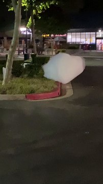 Mysterious Clouds Float Through Parking Lot