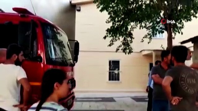 Zerzevan Kalesi'ndeki kazı evinde yangın çıktı