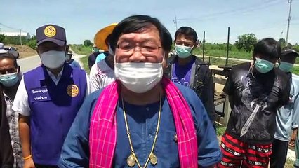 ประภัตร รมช.เกษตรลงพื้นที่จัดสรรน้ำช่วยเหลือนาข้าวและสวนมะม่วง