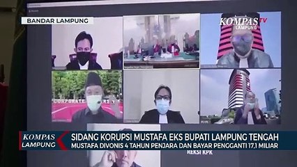 Mantan Bupati Lampung Tengah Divonis 4 Tahun Penjara dan Bayar Pengganti Kerugian Negara 17,1 Miliar