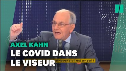 "Ne jamais chercher à vivre avec le virus": Axel Kahn clairvoyant face au Covid