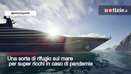 Somnio, lo yacht extra lusso per super ricchi dove rifugiarsi in caso di nuova pandemia