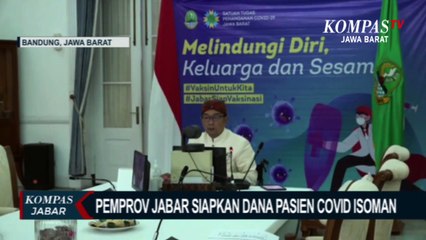 Pemprov Jabar Alihkan Dana Infrastruktur Untuk Isoman