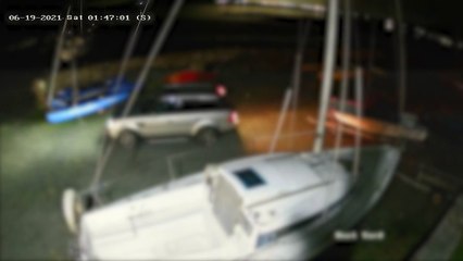 Footage shows suspect stealing boat in Fife village