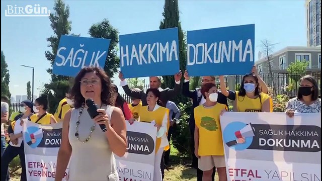 Şişli Etfal Dayanışması, 30 bin imzayı Sağlık Bakanlığı’na verdi