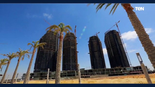 مدينة عالمية بأيادي مصرية.. شاهد آخر تطورات العمل وأهم مشروعات مدينة العلمين الجديدة