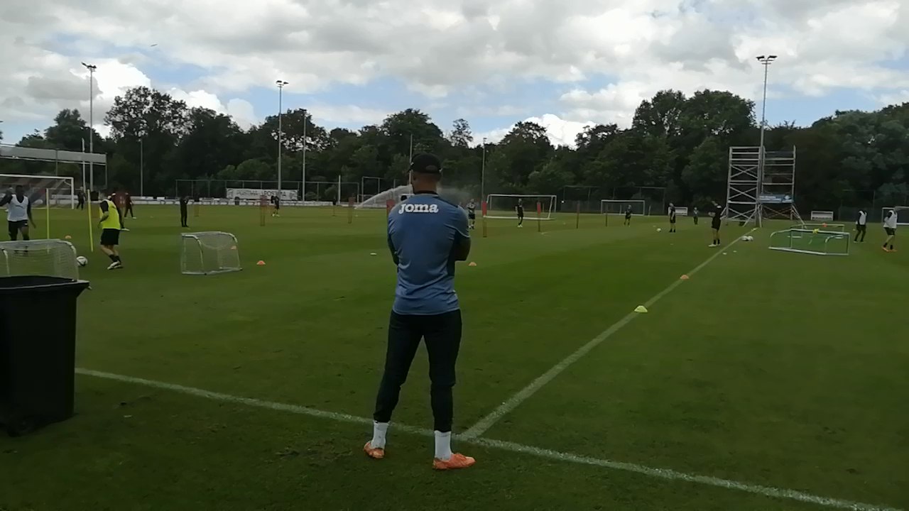 Entraînement du Sporting d'Anderlecht à Alkmaar