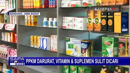 PPKM Darurat di Bandung, Vitamin dan Obat Flu Selalu Dicari Masyarakat