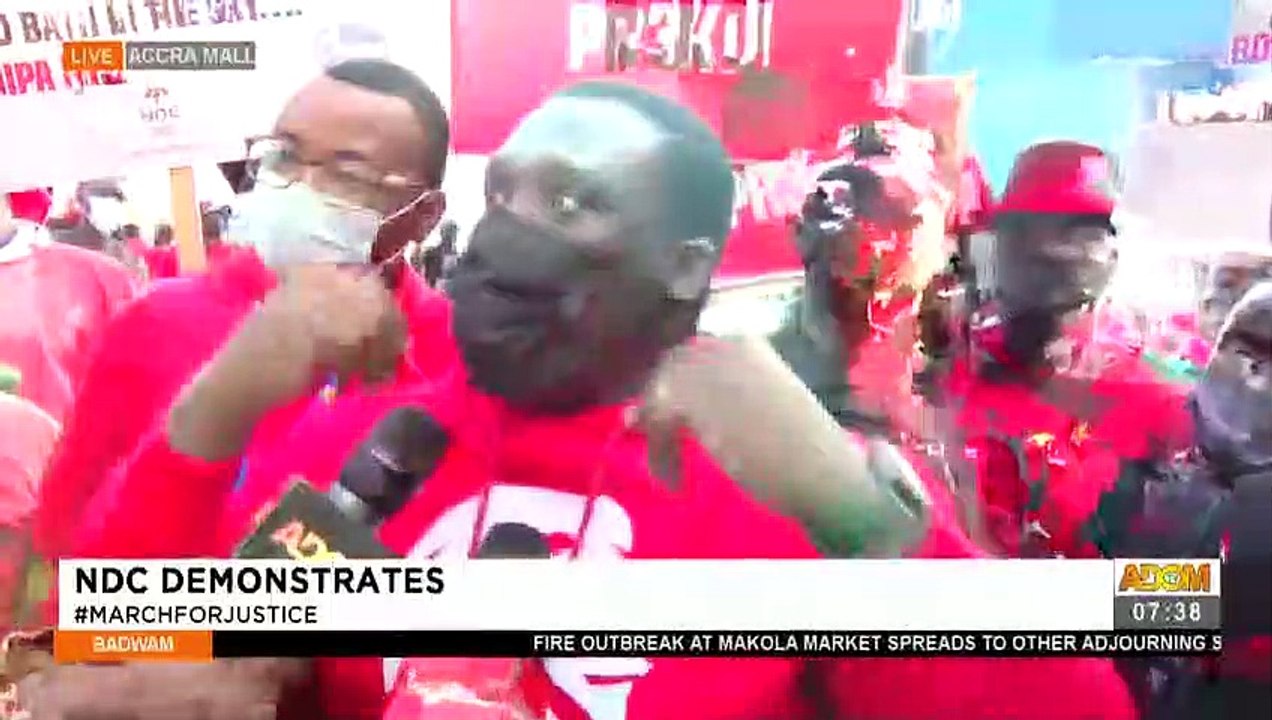 NDC Demonstrates: #MarchForJustice- Badwam Afisem on Adom TV (6-7-21)