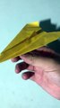 origami plane / handmade plane / paper plane / diy plane demo