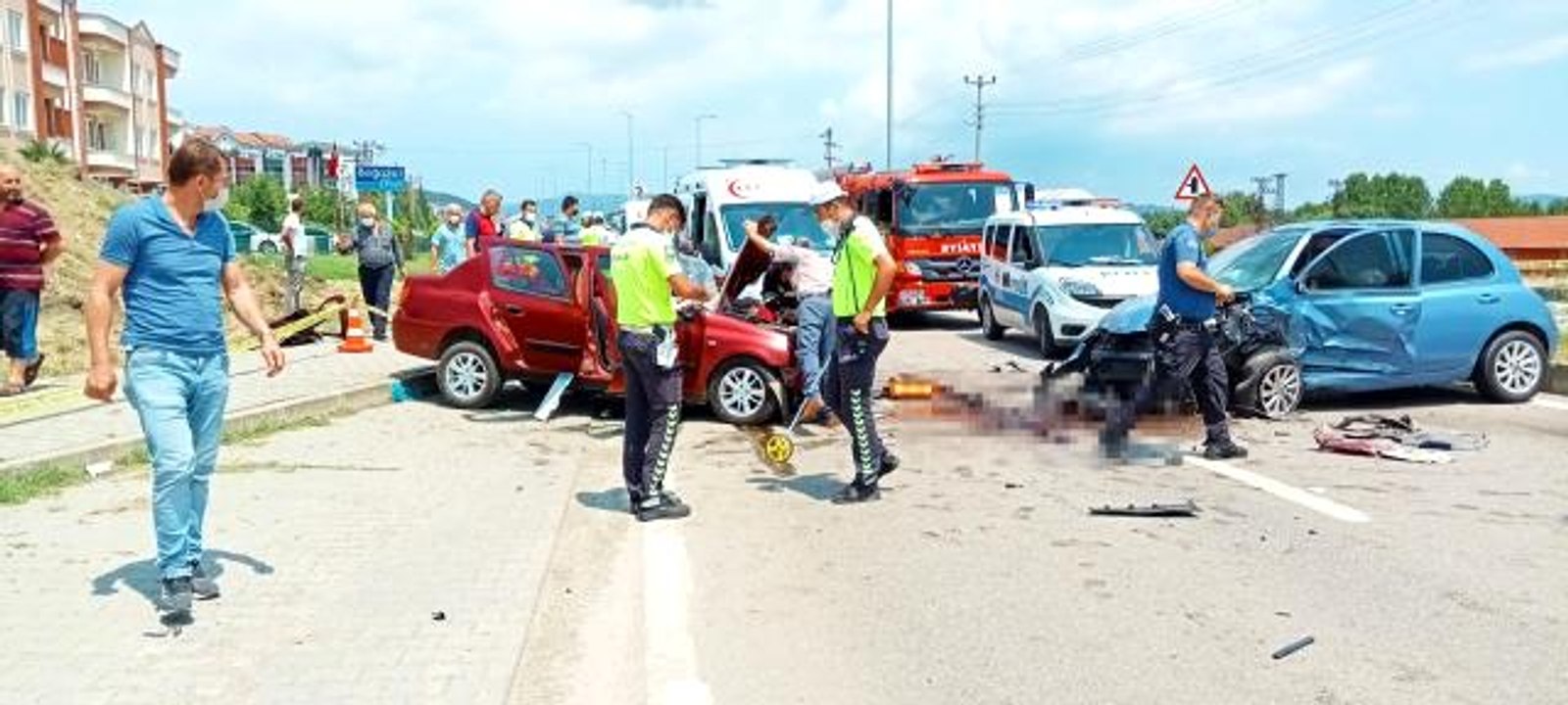 Bartın'da feci kaza: 1 ölü, 1 yaralı
