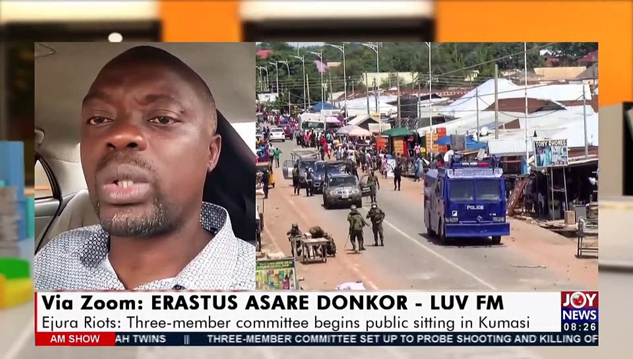 EJURA Riots: Three-member committee begins public sitting in Kumasi - AM Show on JoyNews (6-7-21)