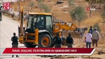 İsrail güçleri, Filistinlerin kullandığı su şebekesini yıktı