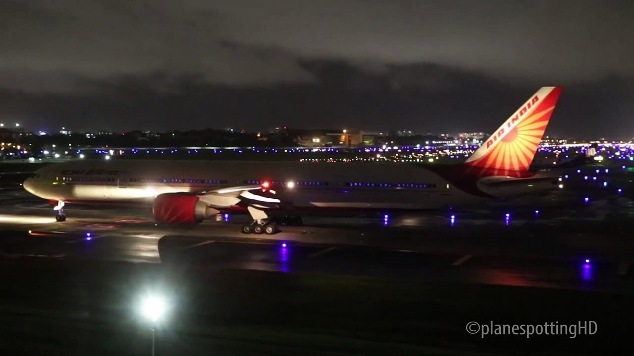 NIGHT PLANE SPOTTING AT MUMBAI _ Part 1 _ A350, B747-400, B777-300ER, B787, A330, A320, B737-800[HD]