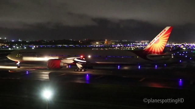 NIGHT PLANE SPOTTING AT MUMBAI _ Part 1 _ A350, B747-400, B777-300ER, B787, A330, A320, B737-800[HD]