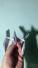 origami spaceship / paper spaceship / handmade spaceship / diy spaceship demo