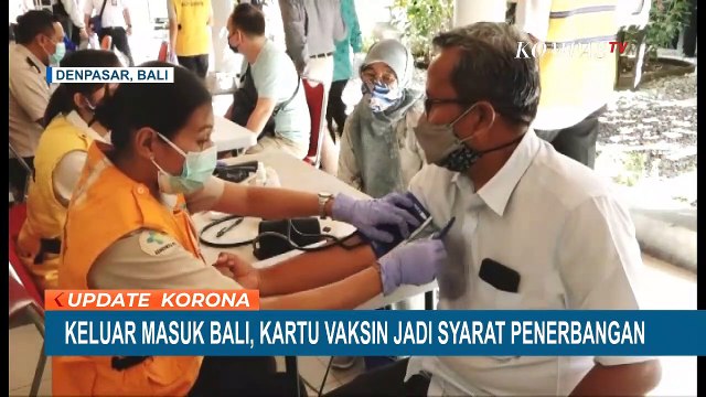 Berlaku! Kartu Vaksin Jadi Syarat Keluar Masuk Bali