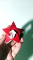 origami star / handmade star / paper star / diy star demo