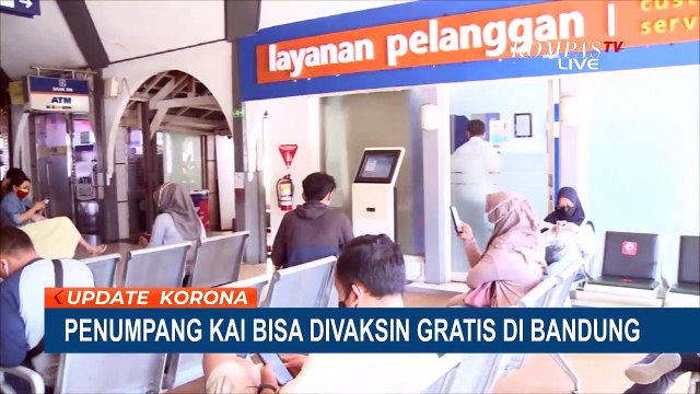 Penumpang KAI Jarak Jauh Bisa Nikmati Vaksinasi Gratis di Stasiun Bandung