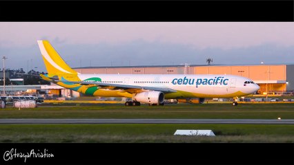 AMAZING Cebu Pacific Inaugural _ Melbourne Airport Plane Spotting