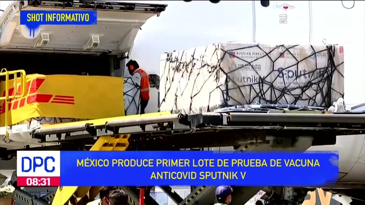 México envasó el primer lote de vacunas anticovid Sputnik V