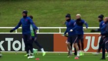 England train one day before Euro 2020 semi-final v Denmark