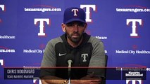 Chris Woodward On Rangers Loss To Tigers