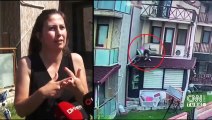 Eve balkondan girerken güvenlik kamerasınca görüntülenen şüpheli, yakalandı