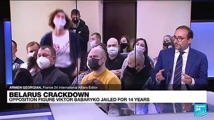 Top Belarus opposition figure Babaryko jailed for 14 years