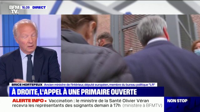 Primaire à droite: Brice Hortefeux salue une succession de bonnes nouvelles