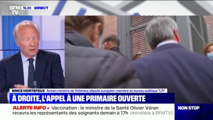 Primaire à droite: Brice Hortefeux salue "une succession de bonnes nouvelles"