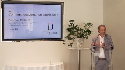 Conférence de Pierre-Henri Tavoillot "Comment gouverner un peuple roi ?"