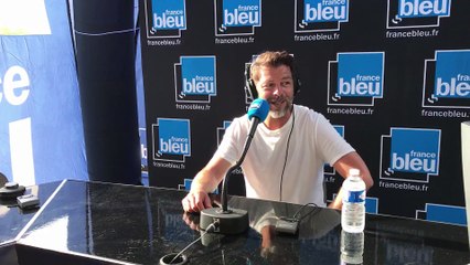 Christophe Mae en direct sur France Bleu Hérault, nuits du Peyrou 2021