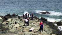 RİZE - Denizde akıntıya kapılarak kaybolan kişiyi arama çalışmaları devam ediyor