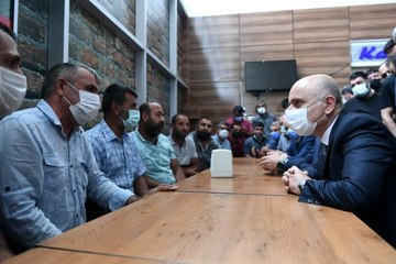 Bakan Karaismailoğlu, Ankara Lojistik Üssü'nde sektör temsilcileri ve nakliyecilerle ile bir araya geldi