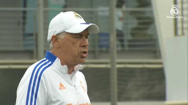 Segundo entrenamiento de la pretemporada del Real Madrid