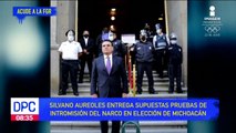 Silvano Aureoles entrega pruebas de nexos con el narco en elecciones