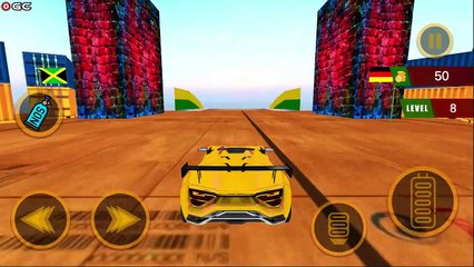 Ramp Stunt Car Driving Games - Impossible Mega Ramp Car Racing - Android Gameplay #2