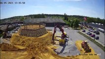 The world`s tallest sandcastle has been built in Denmark