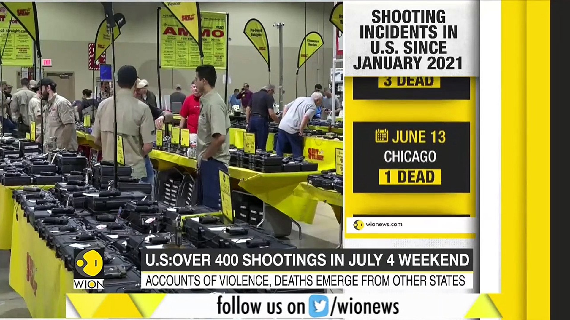 At least 150 people died in shootings across the US over Fourth of July weekend _Latest English News