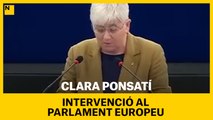 Intervenció Clara Ponsatí al Parlament Europeu