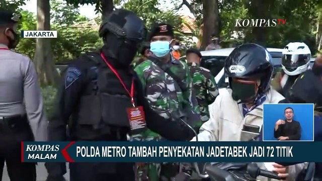Polda Metro Tambah Penyekatan Jadetabek Jadi 72 Titik