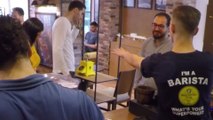 Pranksters Freeze In front of Customers in Coffee Shop to Confuse Them