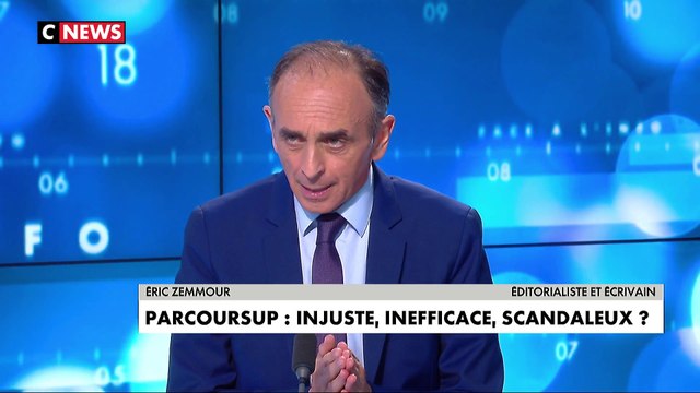 Eric Zemmour : «Pour compenser l’effondrement du niveau scolaire, on a surnoté, dans une ambiance démagogique. Tous les lycées surnotaient, en particulier les lycées les plus médiocres»