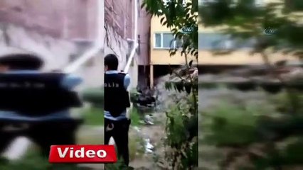 Kadın teröristin vurulma anı!