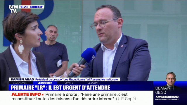 Damien Abad sur la candidature LR à la présidentielle: Si on n'arrive pas à se mettre d'accord, il y aura un processus de sélection